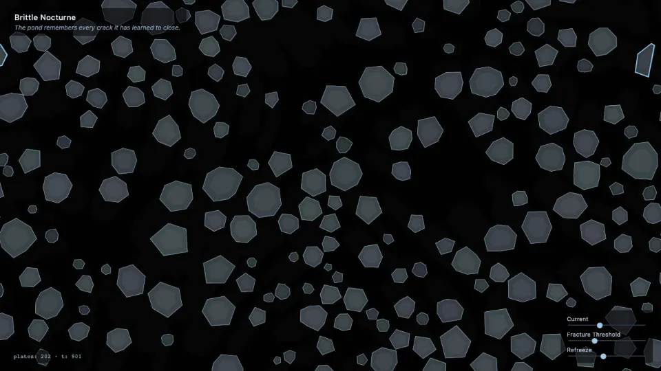 Brittle Nocturne interactive simulation preview
