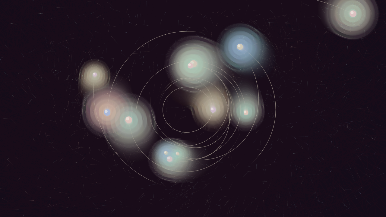 Compline Orrery interactive simulation preview