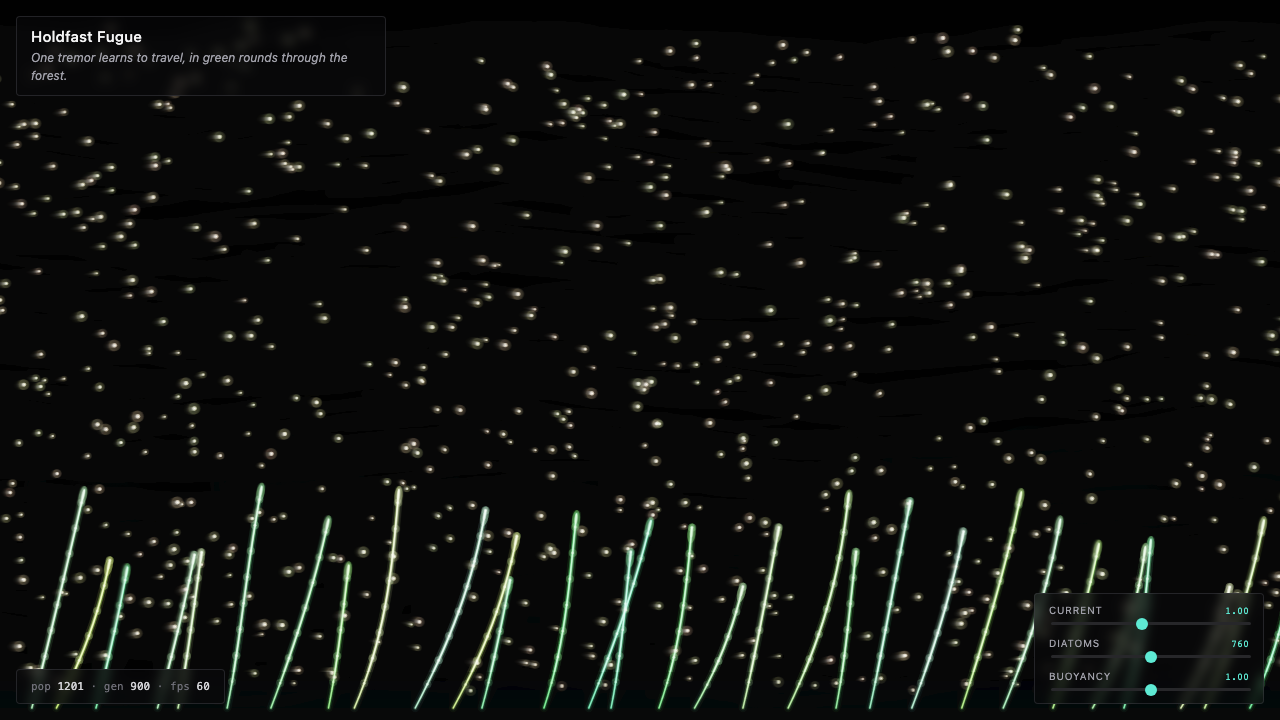 Holdfast Fugue interactive simulation preview