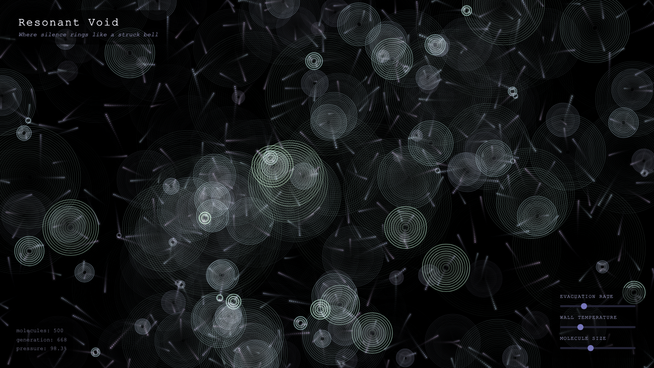 Resonant Void interactive simulation preview